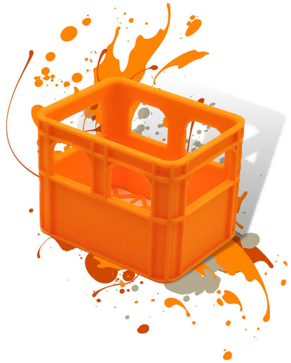 Batterie Bierkiste Bierkasten Batteriekiste Batteriekasten Batteriebox Minikiste Minibox für Aufbewahrung von Batterien AA, AAA, 9V, Leerkiste - 3D gedruckt
