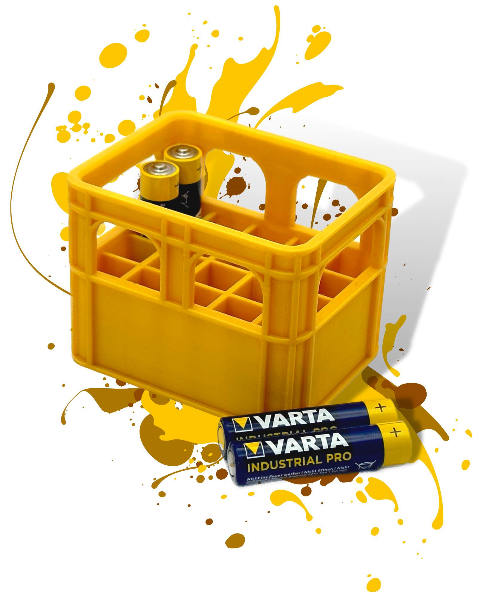 aa batterie aufbewahrung Batterie 🔋 Bierkiste Bierkasten Batteriebox Aufbewahrung Deko Minibox Minnikiste – DEKOUP.COM